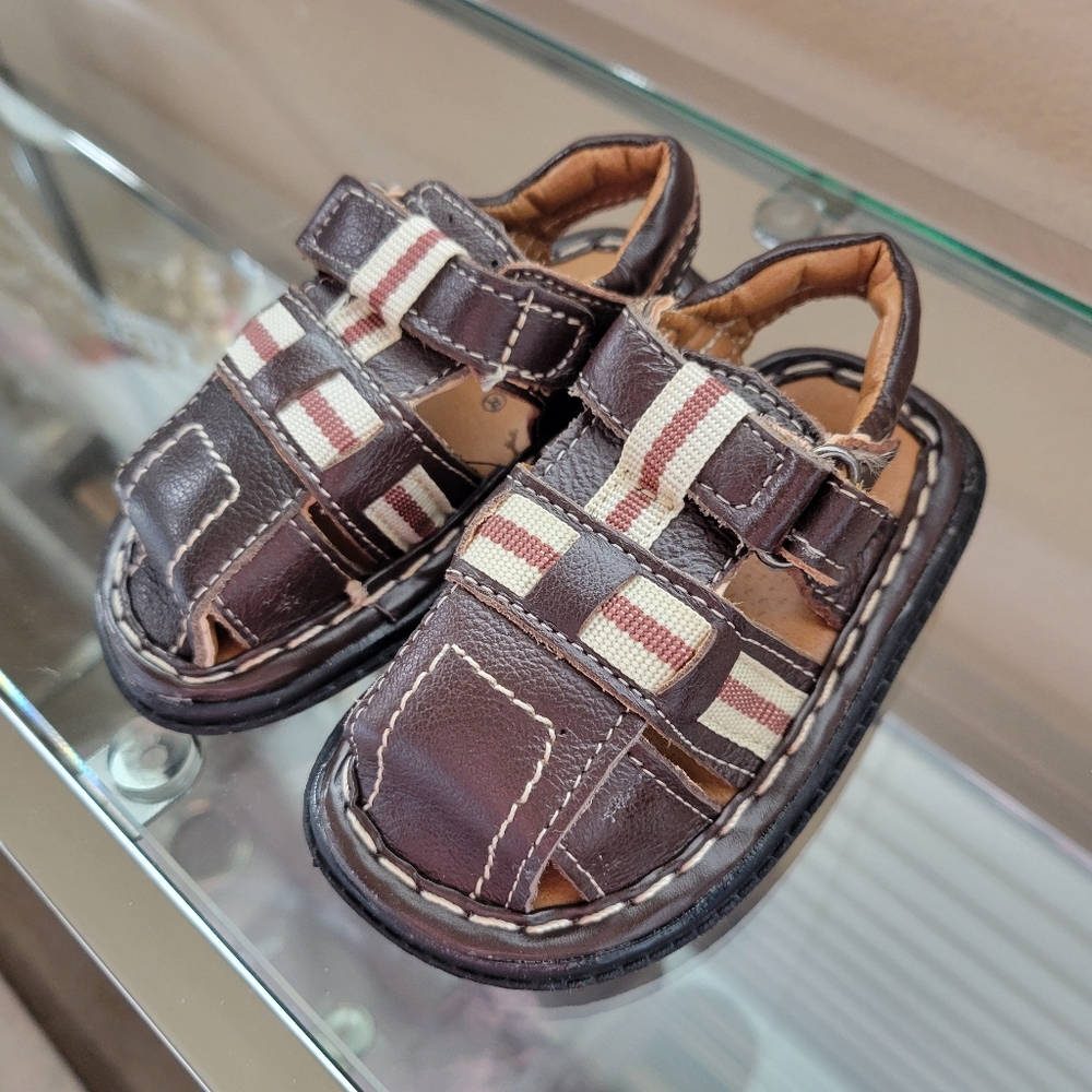 Coco Jumbo Brown Toddler Sandals Size 1